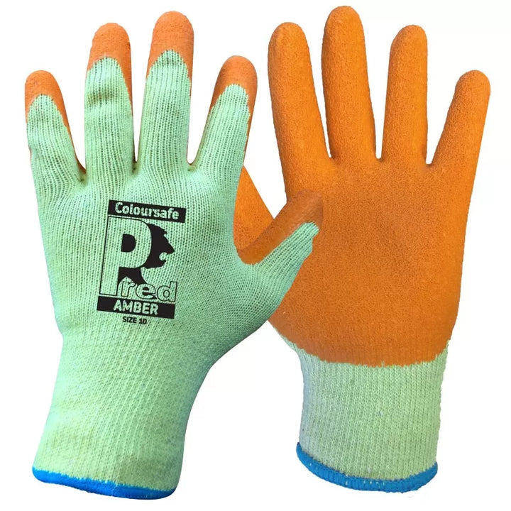 Gants de travail Predator Amber avec paume enduite - (Colorsafe)