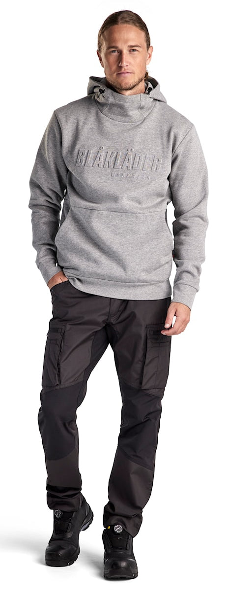 Blåkläder 3D Tradesperson Soft Jersey Hoodie (3530) Grey Melange