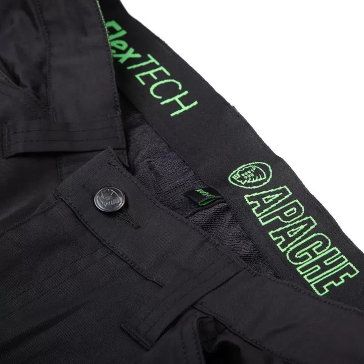 Apache BANCROFT ATS FLEX 'Slim Fit' Stretch Holster Work Trouser Black