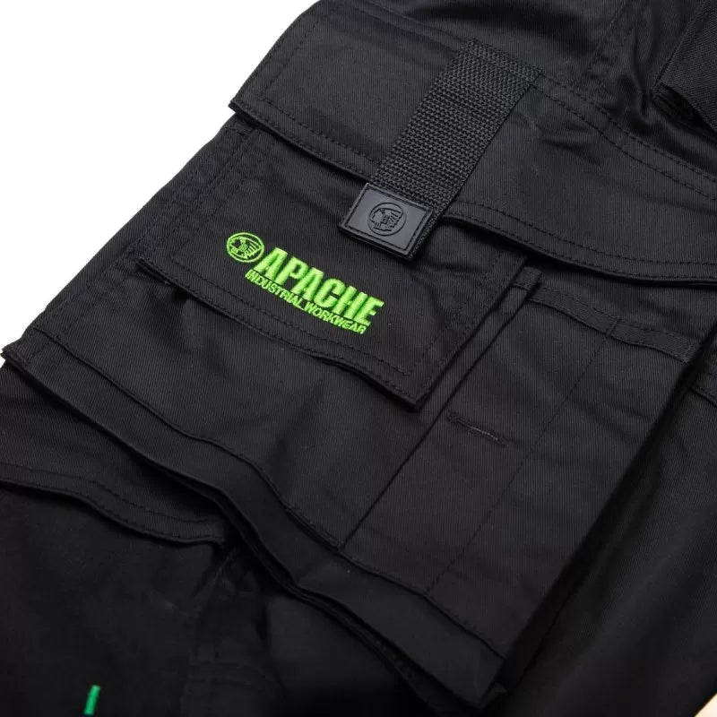 Apache BANCROFT ATS FLEX 'Slim Fit' Stretch Holster Work Trouser Black