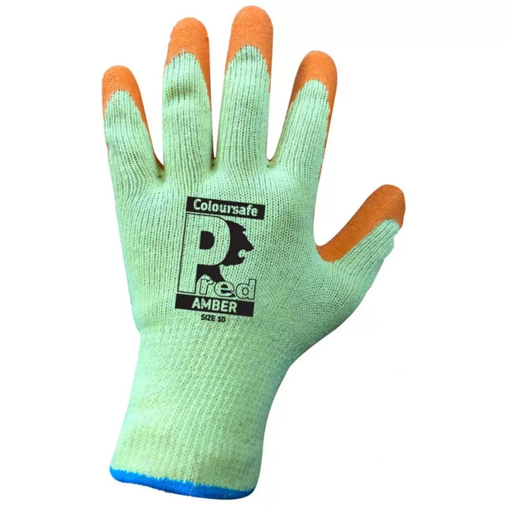 Gants de travail Predator Amber avec paume enduite - (Colorsafe)