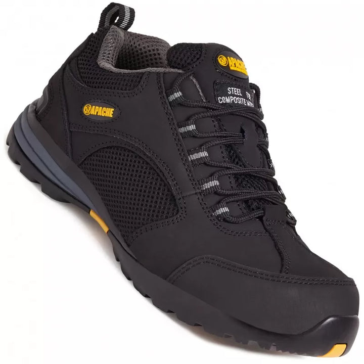 Apache Black Nubuck / Mesh Safety Trainer