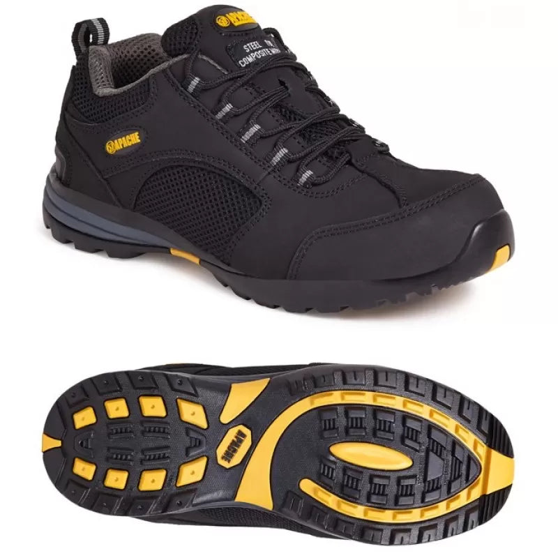 Apache Black Nubuck / Mesh Safety Trainer