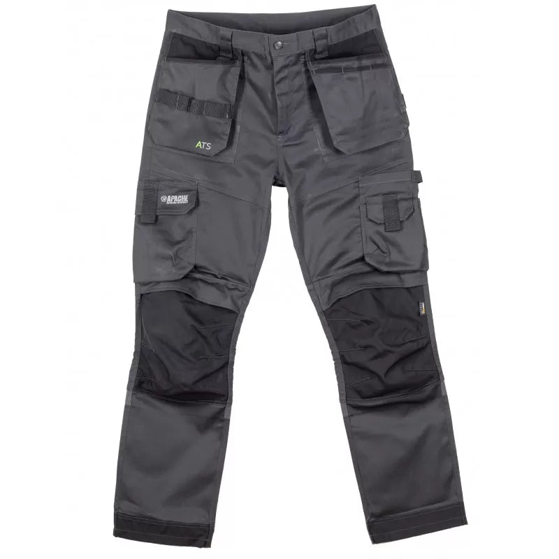 Apache ATS 3D 'Regular Fit' Stretch Cordura Workwear Trouser Grey