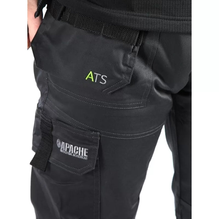 Apache ATS 3D 'Regular Fit' Stretch Cordura Workwear Trouser Grey