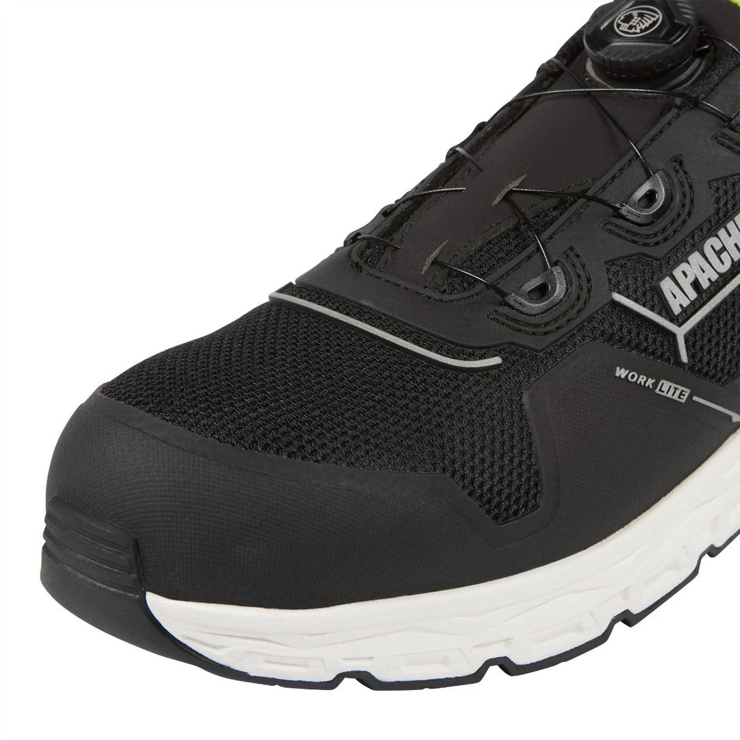 Apache CHATHAM 'Twist Lock Fit System' EVA Black Mesh Trainer