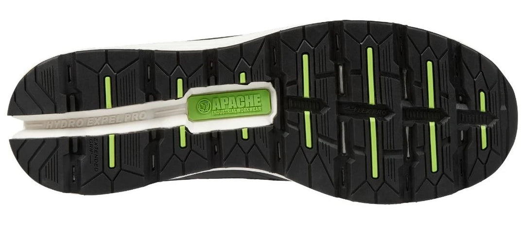 Apache CHATHAM 'Twist Lock Fit System' EVA Black Mesh Trainer