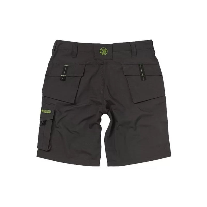 Apache Lightweight Rip-Stop Polycotton Work Shorts Grey / Black