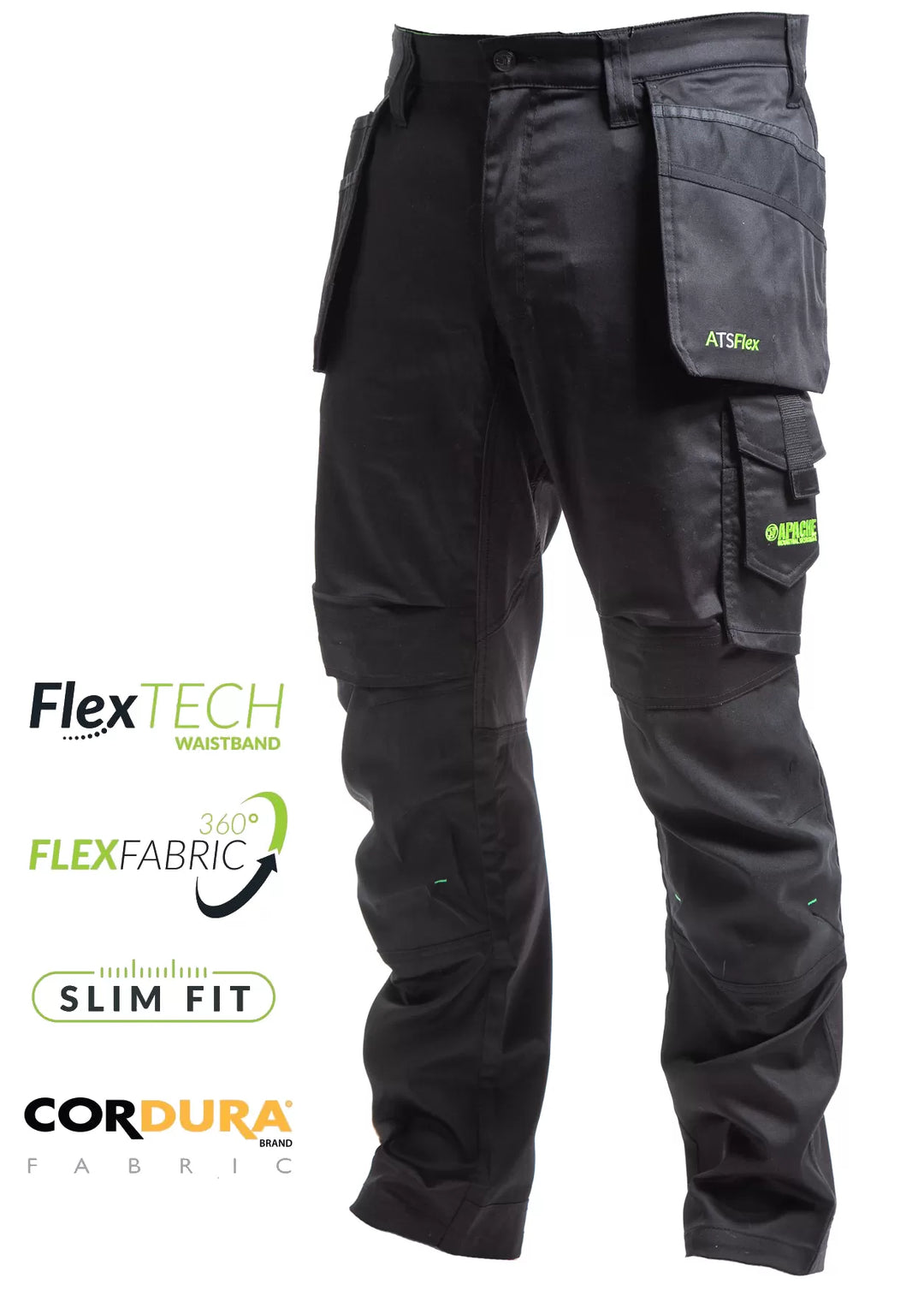 Apache ATS FLEX BANCROFT Stretch Work Trouser + KINGSTON Grey Hoodie + HORIZON Belt Bundle