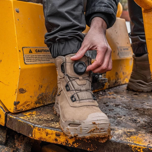 DeWalt LANDER BOA® 'Fit System' Premium Safety Boots, Stone