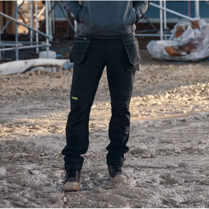 Apache ATS CALGARY 4-Wege-Stretch-Hose „Slim Fit“, Schwarz