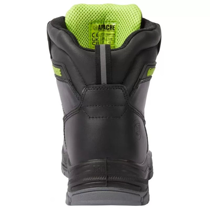Apache „Pro Series“ CRANBROOK Schwarzer wasserdichter ESD-Sicherheitsstiefel 