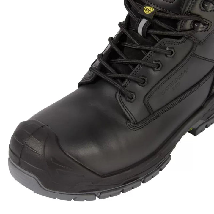 Apache „Pro Series“ CRANBROOK Schwarzer wasserdichter ESD-Sicherheitsstiefel 