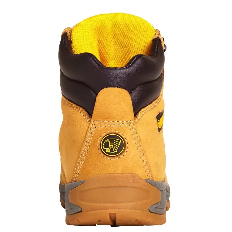 Apache Nubuck Water Resistant Safety Hiker Boot Honey