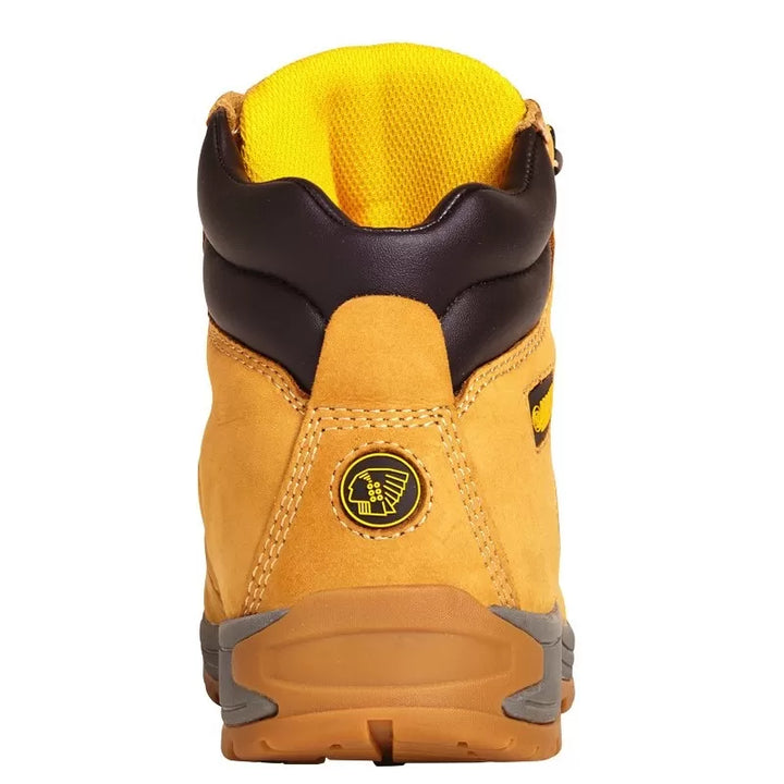 Apache Nubuck Water Resistant Safety Hiker Boot Honey