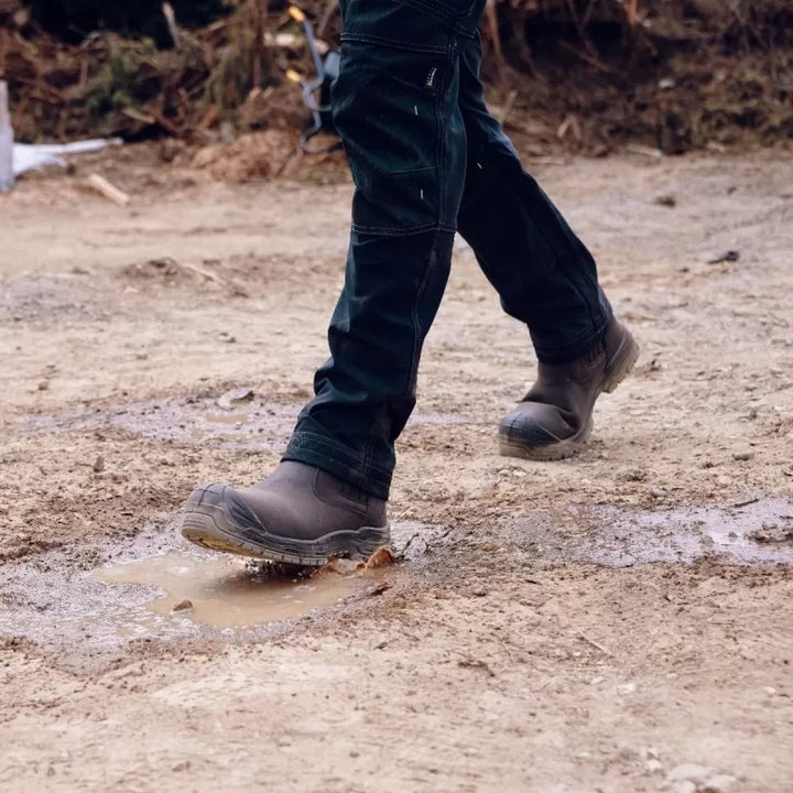 Apache 'Pro Series' WABANA Brown Safety Dealer Boot