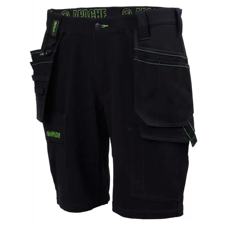 Apache ATS WHISTLER 4 Way Stretch Short Black