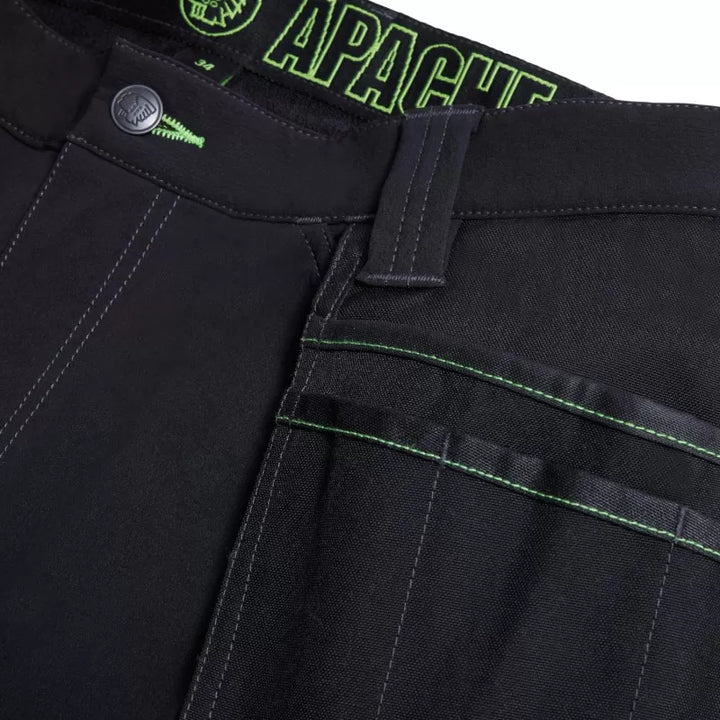 Apache ATS WHISTLER 4 Way Stretch Short Black