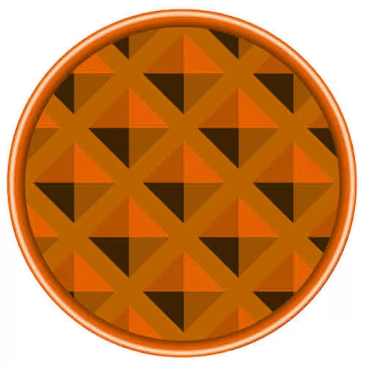 Mercator Orange Ideall® Puderfreier „Diamond Texture“ Grip-Nitrilhandschuh (50 Handschuhe)