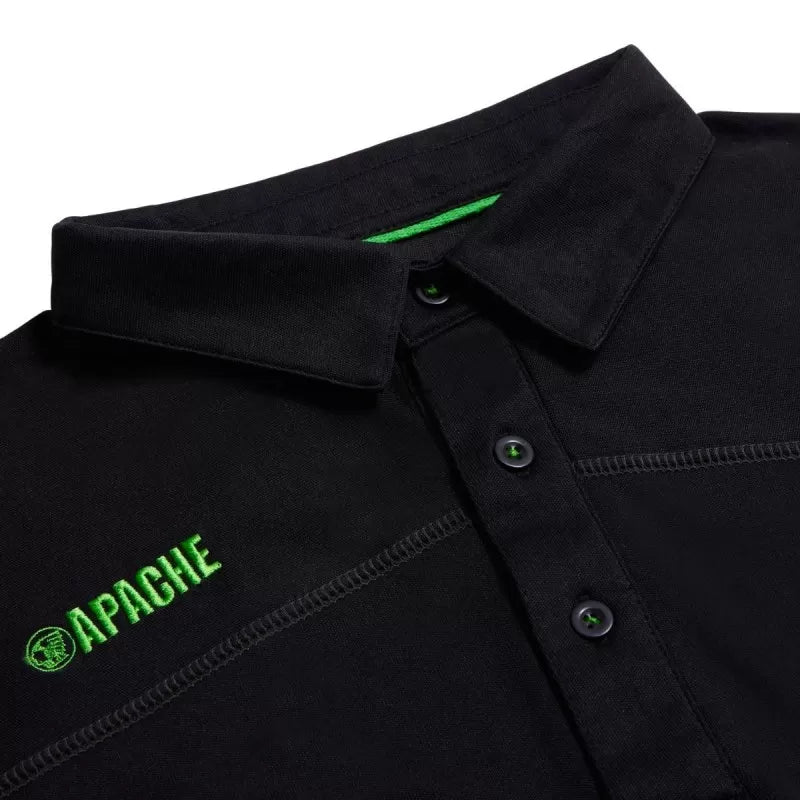 Apache LANGLEY Black / Grey Polo Shirt