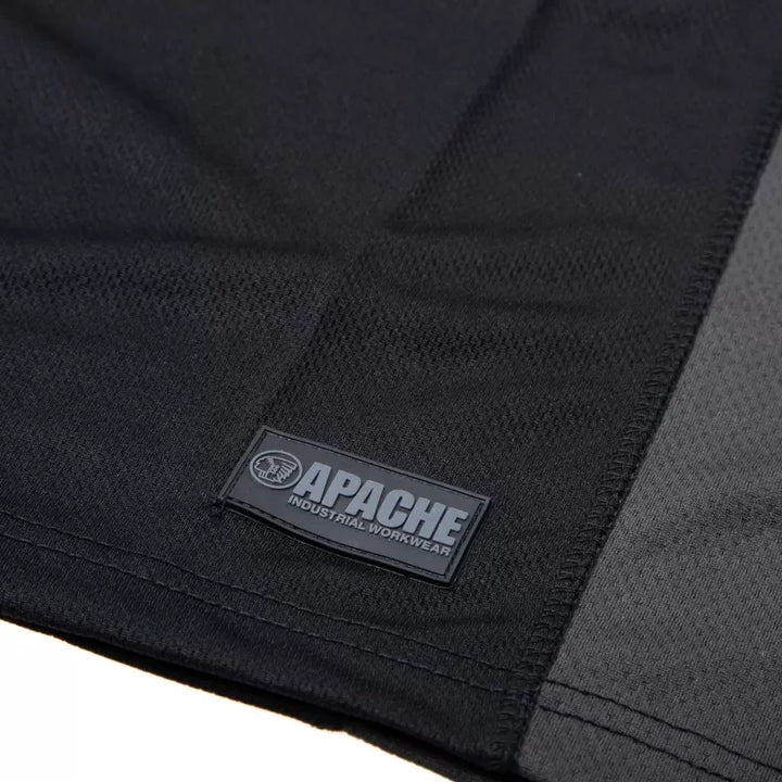 Apache DRY MAX Polo Shirt Black/Grey