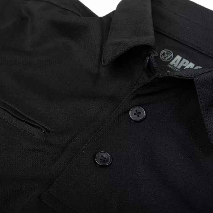 Apache DRY MAX Polo Shirt Black/Grey